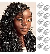 Amazon.com : Formery Star Hair Charms Braids Gold Moon Braid